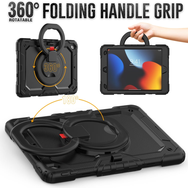 For iPad 10.2 2021 / 2020 / 2019 Bracelet Holder Silicone + PC Tablet Case