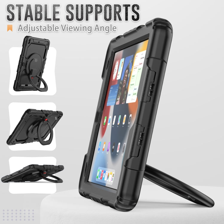 For iPad 10.2 2021 / 2020 / 2019 Bracelet Holder Silicone + PC Tablet Case