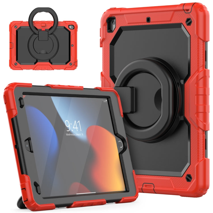 For iPad 10.2 2021 / 2020 / 2019 Bracelet Holder Silicone + PC Tablet Case