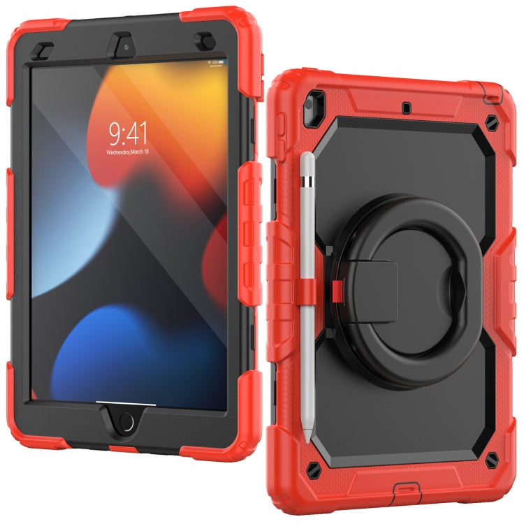 For iPad 10.2 2021 / 2020 / 2019 Bracelet Holder Silicone + PC Tablet Case