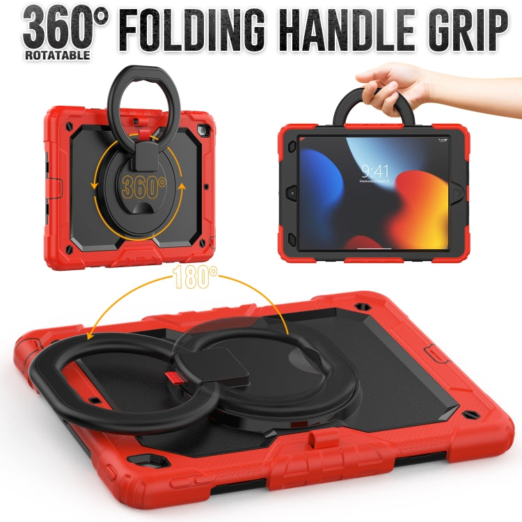 For iPad 10.2 2021 / 2020 / 2019 Bracelet Holder Silicone + PC Tablet Case