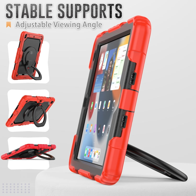 For iPad 10.2 2021 / 2020 / 2019 Bracelet Holder Silicone + PC Tablet Case