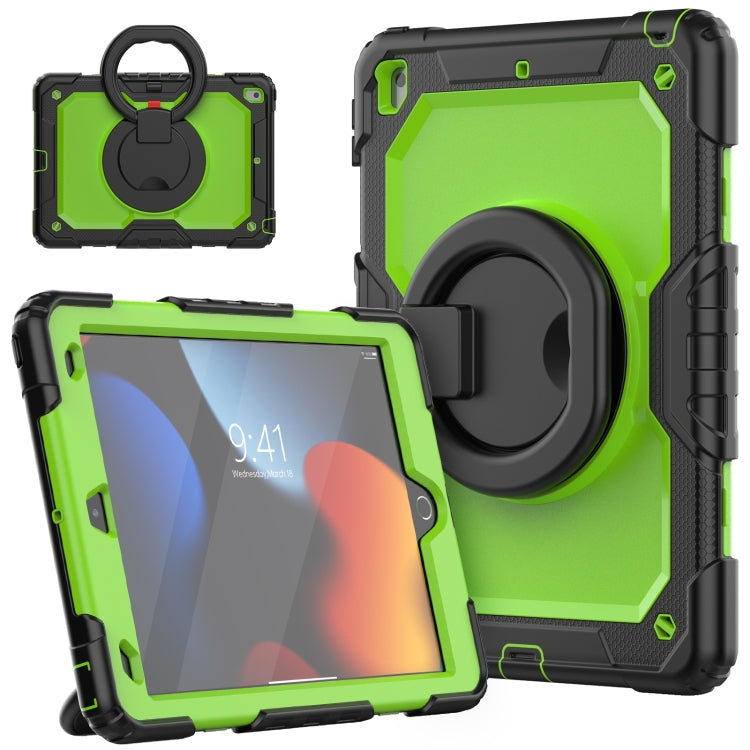 For iPad 10.2 2021 / 2020 / 2019 Bracelet Holder Silicone + PC Tablet Case