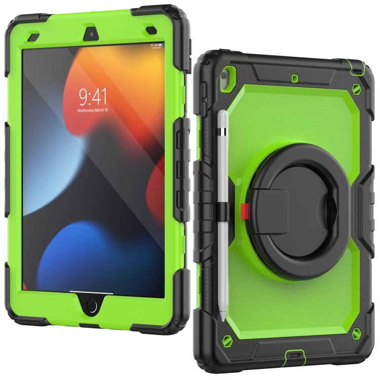 For iPad 10.2 2021 / 2020 / 2019 Bracelet Holder Silicone + PC Tablet Case