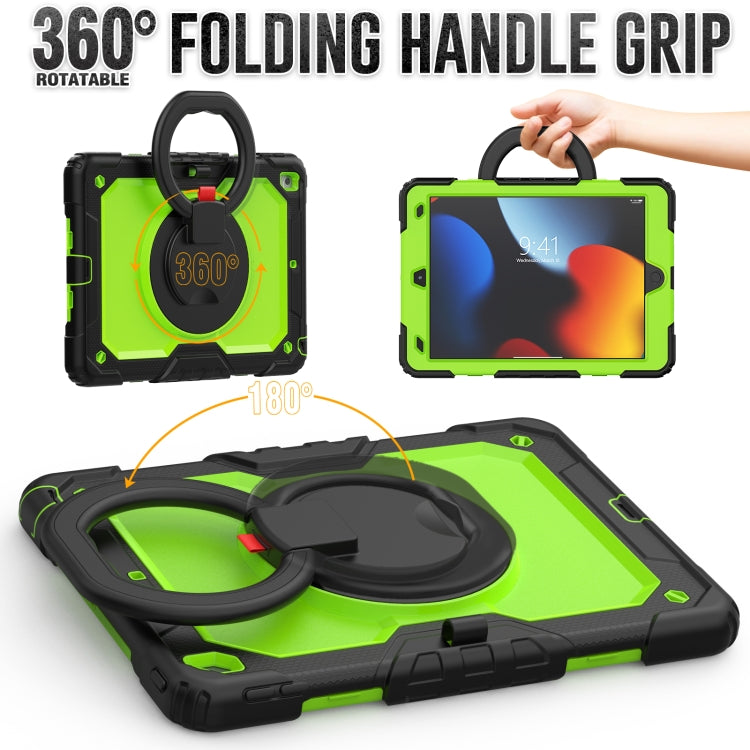 For iPad 10.2 2021 / 2020 / 2019 Bracelet Holder Silicone + PC Tablet Case