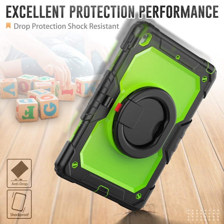 For iPad 10.2 2021 / 2020 / 2019 Bracelet Holder Silicone + PC Tablet Case
