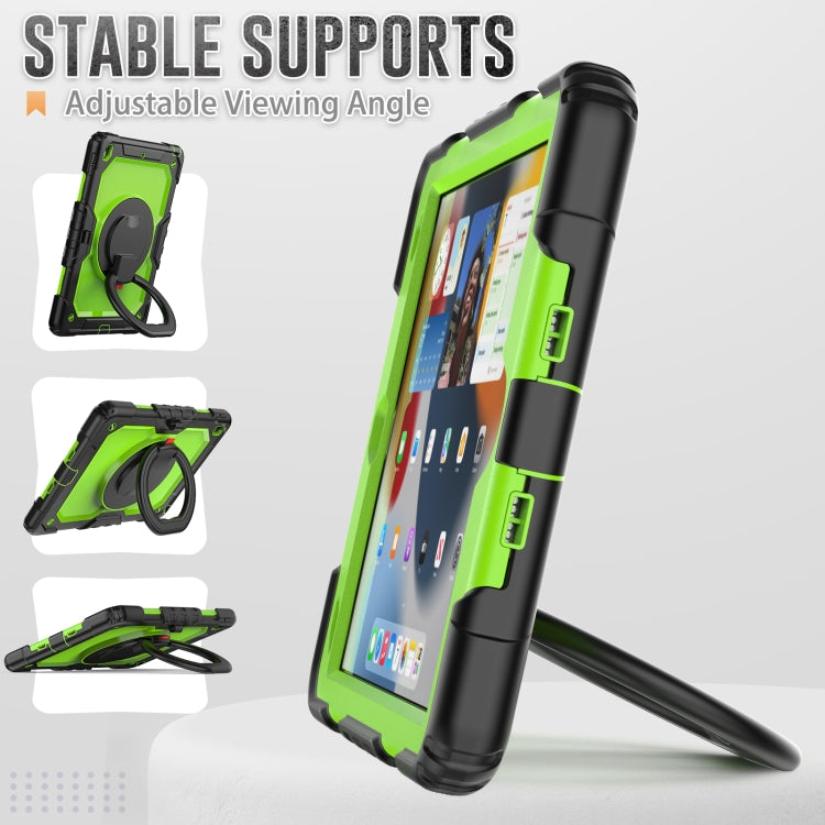 For iPad 10.2 2021 / 2020 / 2019 Bracelet Holder Silicone + PC Tablet Case