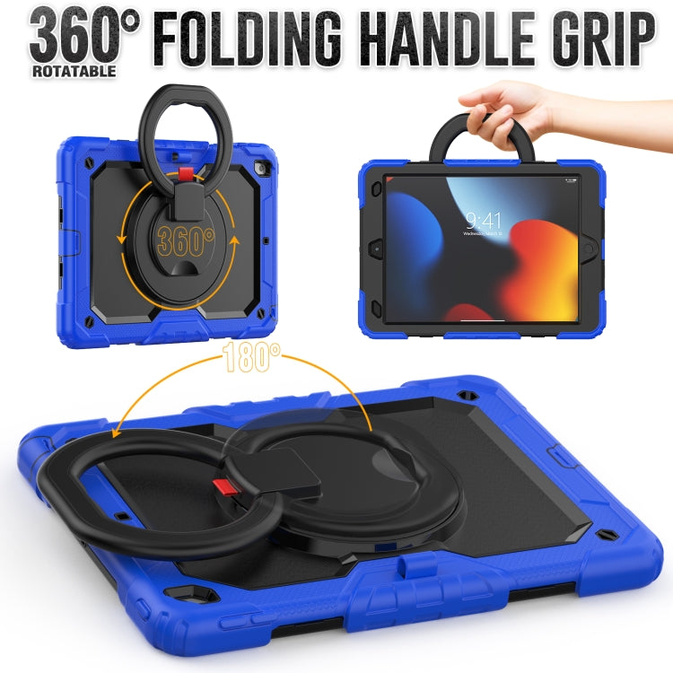 For iPad 10.2 2021 / 2020 / 2019 Bracelet Holder Silicone + PC Tablet Case