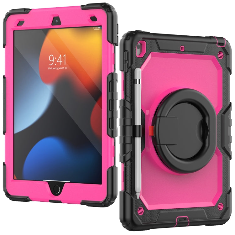 For iPad 10.2 2021 / 2020 / 2019 Bracelet Holder Silicone + PC Tablet Case