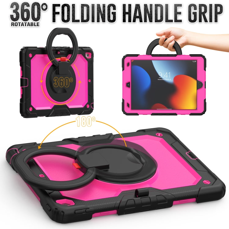 For iPad 10.2 2021 / 2020 / 2019 Bracelet Holder Silicone + PC Tablet Case