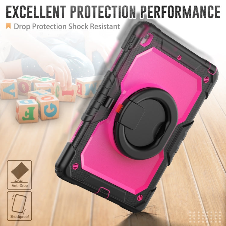 For iPad 10.2 2021 / 2020 / 2019 Bracelet Holder Silicone + PC Tablet Case