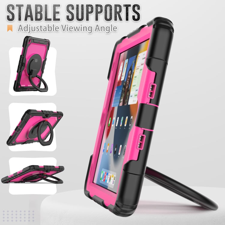 For iPad 10.2 2021 / 2020 / 2019 Bracelet Holder Silicone + PC Tablet Case