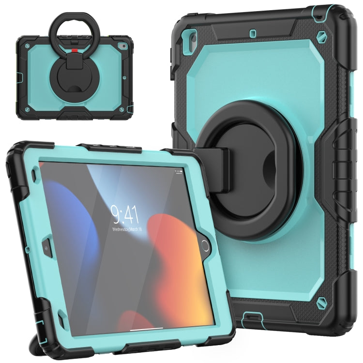 For iPad 10.2 2021 / 2020 / 2019 Bracelet Holder Silicone + PC Tablet Case