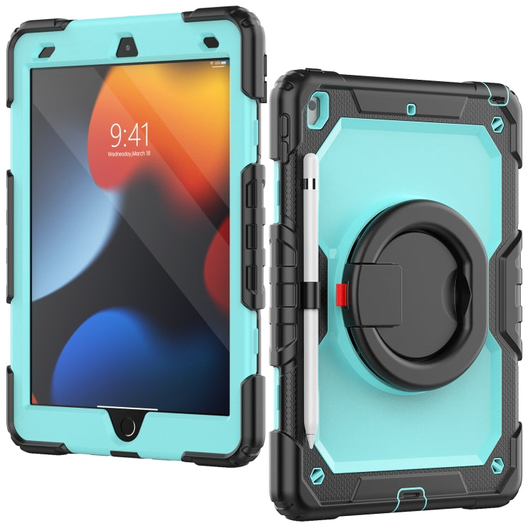 For iPad 10.2 2021 / 2020 / 2019 Bracelet Holder Silicone + PC Tablet Case