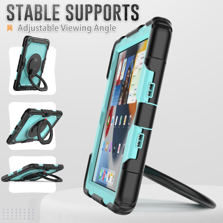 For iPad 10.2 2021 / 2020 / 2019 Bracelet Holder Silicone + PC Tablet Case