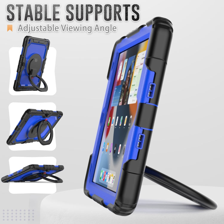 For iPad 10.2 2021 / 2020 / 2019 Bracelet Holder Silicone + PC Tablet Case