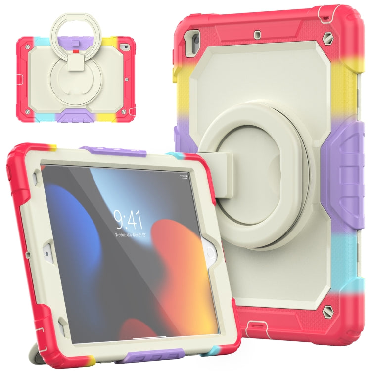 For iPad 10.2 2021 / 2020 / 2019 Bracelet Holder Silicone + PC Tablet Case