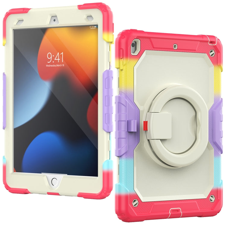 For iPad 10.2 2021 / 2020 / 2019 Bracelet Holder Silicone + PC Tablet Case