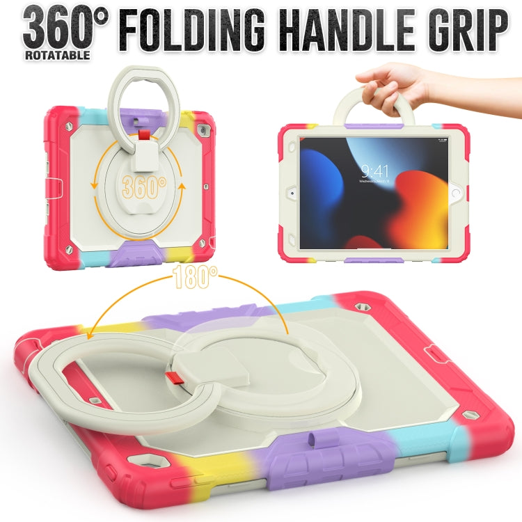 For iPad 10.2 2021 / 2020 / 2019 Bracelet Holder Silicone + PC Tablet Case