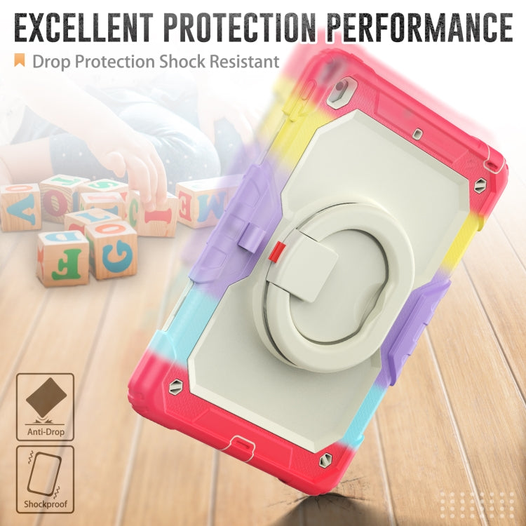 For iPad 10.2 2021 / 2020 / 2019 Bracelet Holder Silicone + PC Tablet Case