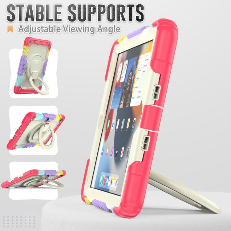 For iPad 10.2 2021 / 2020 / 2019 Bracelet Holder Silicone + PC Tablet Case