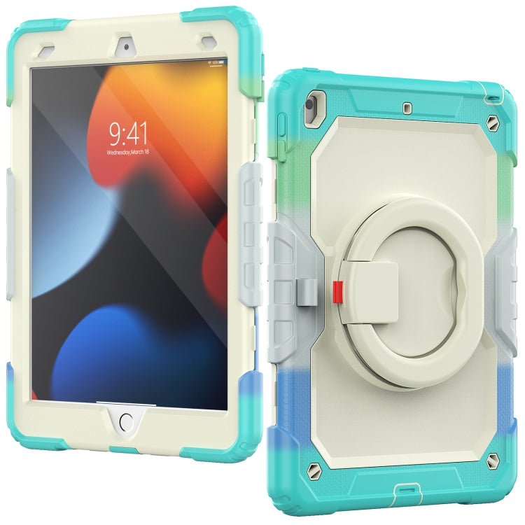 For iPad 10.2 2021 / 2020 / 2019 Bracelet Holder Silicone + PC Tablet Case