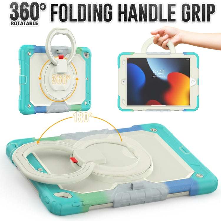 For iPad 10.2 2021 / 2020 / 2019 Bracelet Holder Silicone + PC Tablet Case