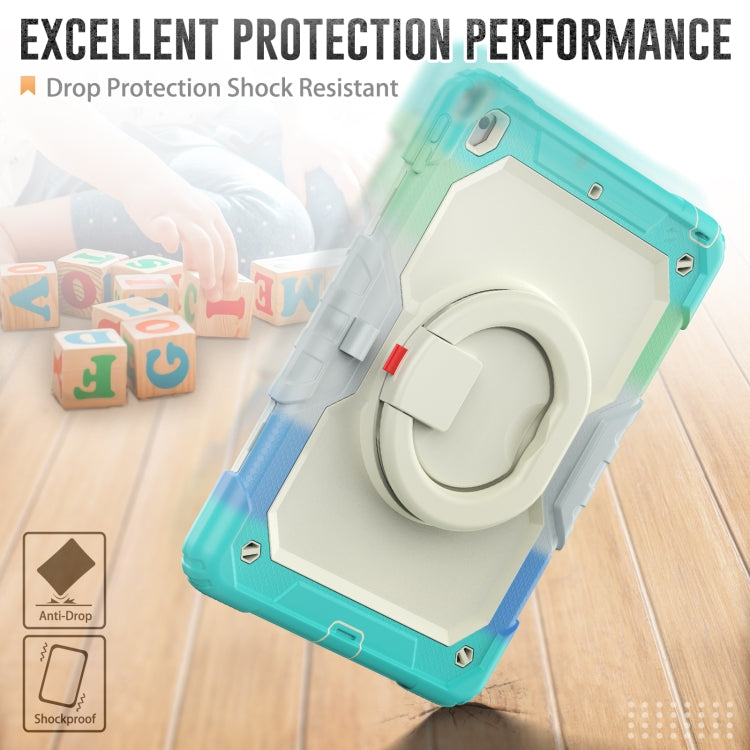For iPad 10.2 2021 / 2020 / 2019 Bracelet Holder Silicone + PC Tablet Case