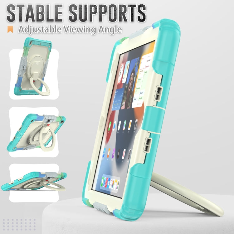 For iPad 10.2 2021 / 2020 / 2019 Bracelet Holder Silicone + PC Tablet Case