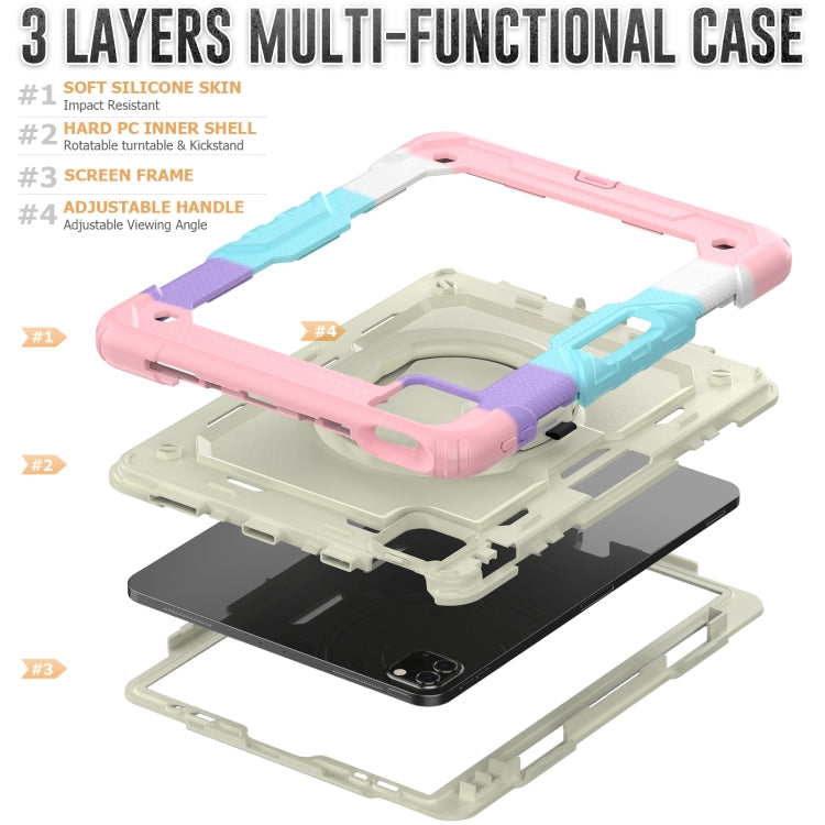 For iPad Pro 11 2022 / 2021 Bracelet Holder Silicone + PC Tablet Case For iPad Pro 11