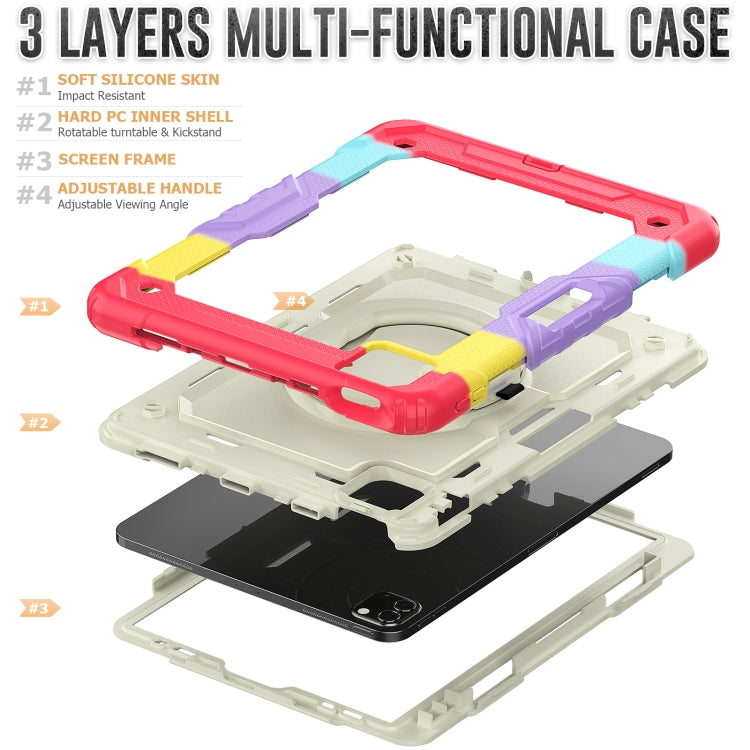 For iPad Pro 11 2022 / 2021 Bracelet Holder Silicone + PC Tablet Case For iPad Pro 11