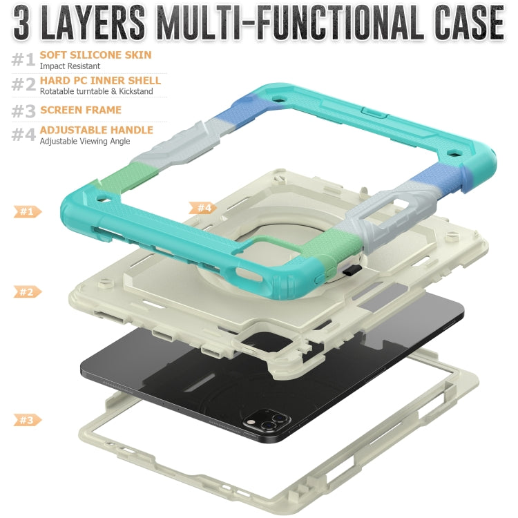 For iPad Pro 11 2022 / 2021 Bracelet Holder Silicone + PC Tablet Case For iPad Pro 11
