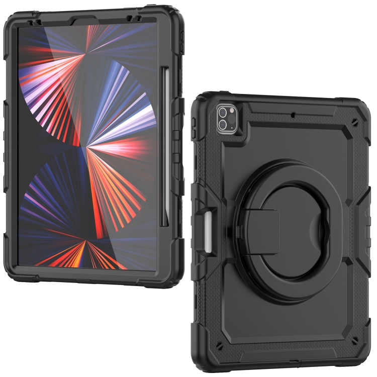 For iPad Pro 12.9 2021 Bracelet Holder Silicone + PC Tablet Case