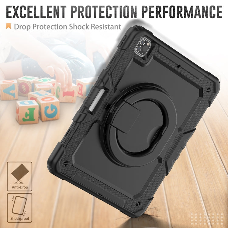 For iPad Pro 12.9 2021 Bracelet Holder Silicone + PC Tablet Case