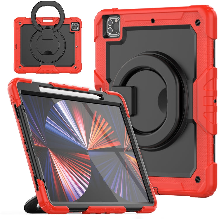 For iPad Pro 12.9 2021 Bracelet Holder Silicone + PC Tablet Case