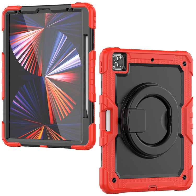 For iPad Pro 12.9 2021 Bracelet Holder Silicone + PC Tablet Case