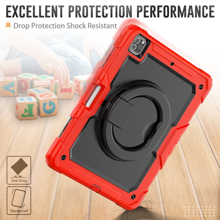 For iPad Pro 12.9 2021 Bracelet Holder Silicone + PC Tablet Case