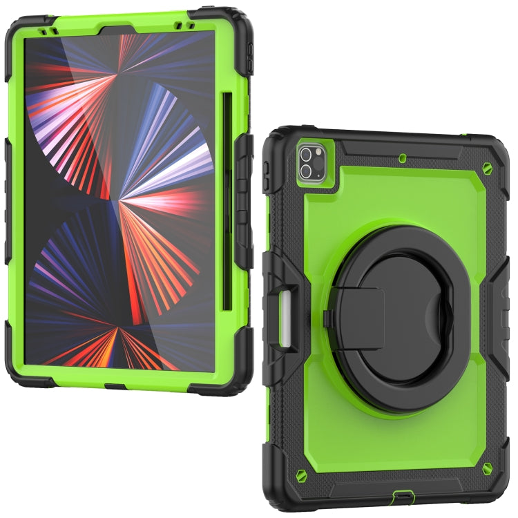 For iPad Pro 12.9 2021 Bracelet Holder Silicone + PC Tablet Case