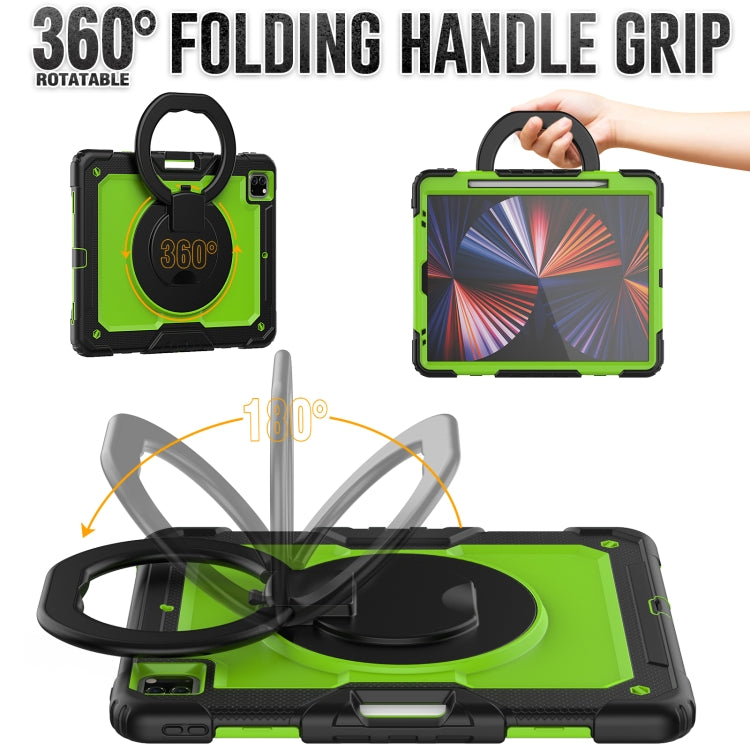 For iPad Pro 12.9 2021 Bracelet Holder Silicone + PC Tablet Case