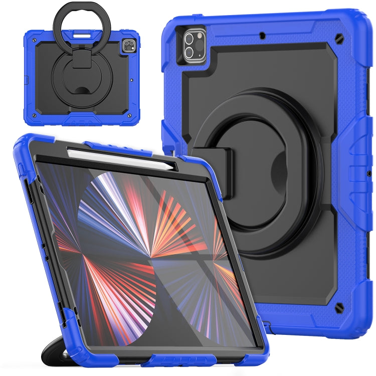 For iPad Pro 12.9 2021 Bracelet Holder Silicone + PC Tablet Case