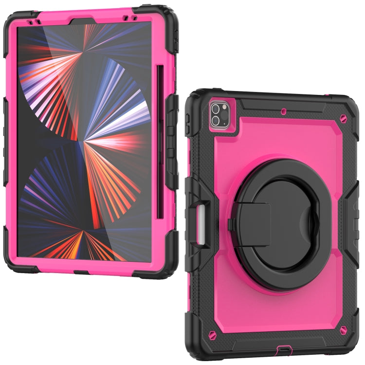 For iPad Pro 12.9 2021 Bracelet Holder Silicone + PC Tablet Case