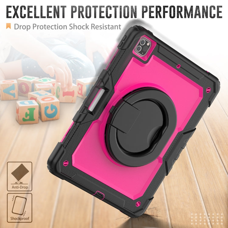 For iPad Pro 12.9 2021 Bracelet Holder Silicone + PC Tablet Case