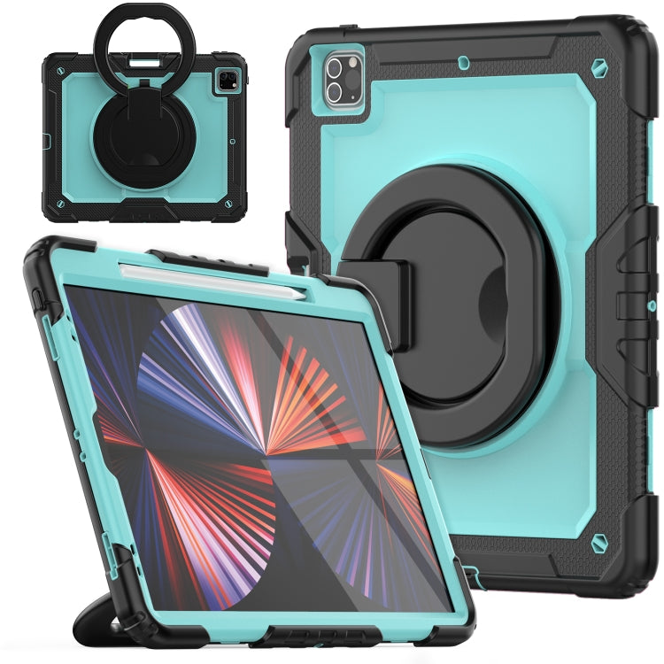 For iPad Pro 12.9 2021 Bracelet Holder Silicone + PC Tablet Case
