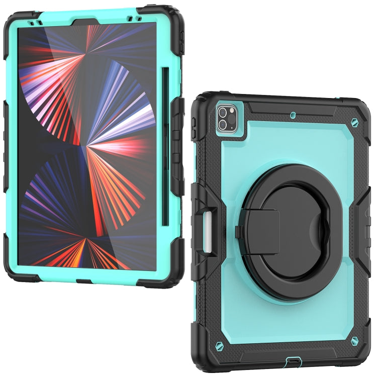 For iPad Pro 12.9 2021 Bracelet Holder Silicone + PC Tablet Case