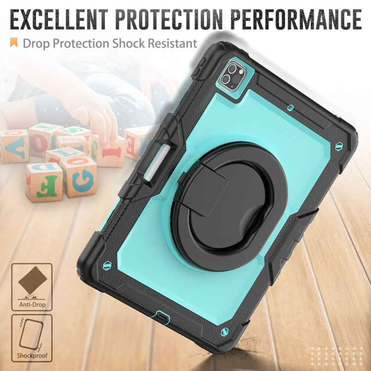 For iPad Pro 12.9 2021 Bracelet Holder Silicone + PC Tablet Case