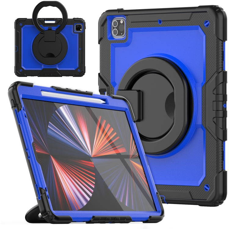 For iPad Pro 12.9 2021 Bracelet Holder Silicone + PC Tablet Case