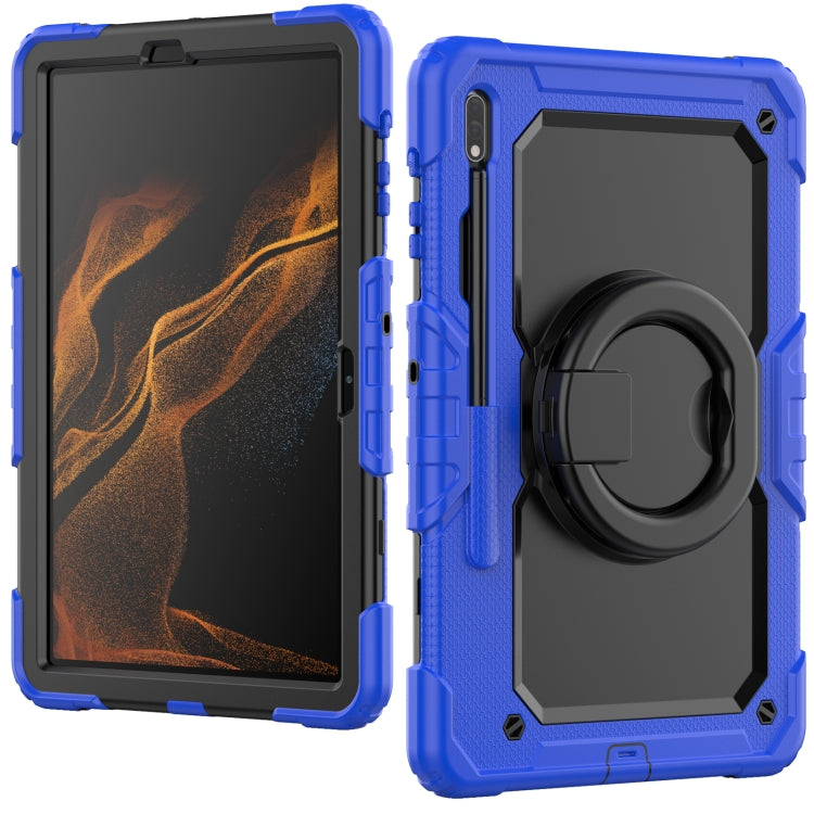For Samsung Galaxy Tab S8+ / S7+ Bracelet Holder Silicone + PC Tablet Case
