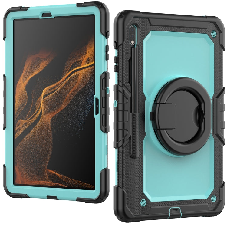 For Samsung Galaxy Tab S8+ / S7+ Bracelet Holder Silicone + PC Tablet Case