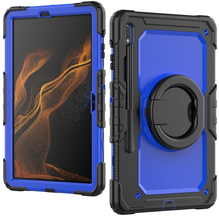 For Samsung Galaxy Tab S8+ / S7+ Bracelet Holder Silicone + PC Tablet Case