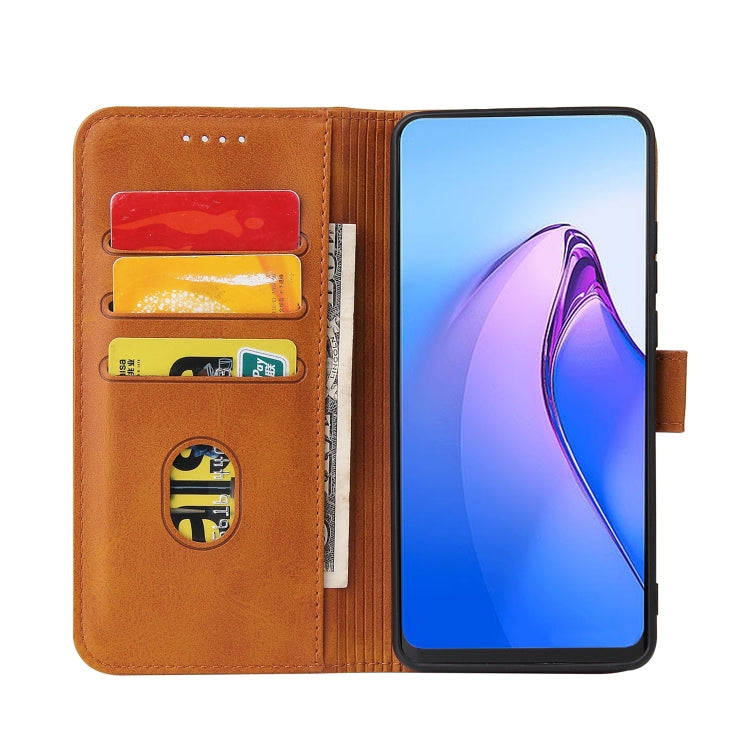 For OPPO A92s Calf Texture Buckle Flip Leather Phone Case